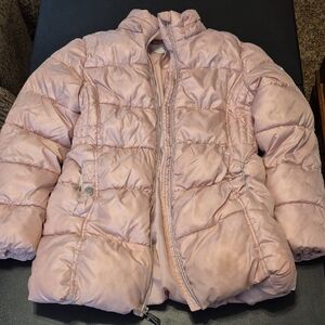 Michael Kors Light Pink Kids Puffer Jacket
